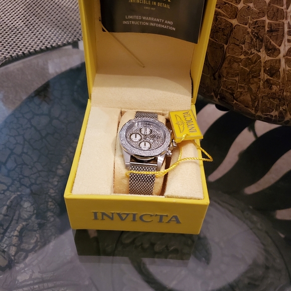 Invicta Wizard Ice Quartz Chronograph Crystal - Picture 3 of 8